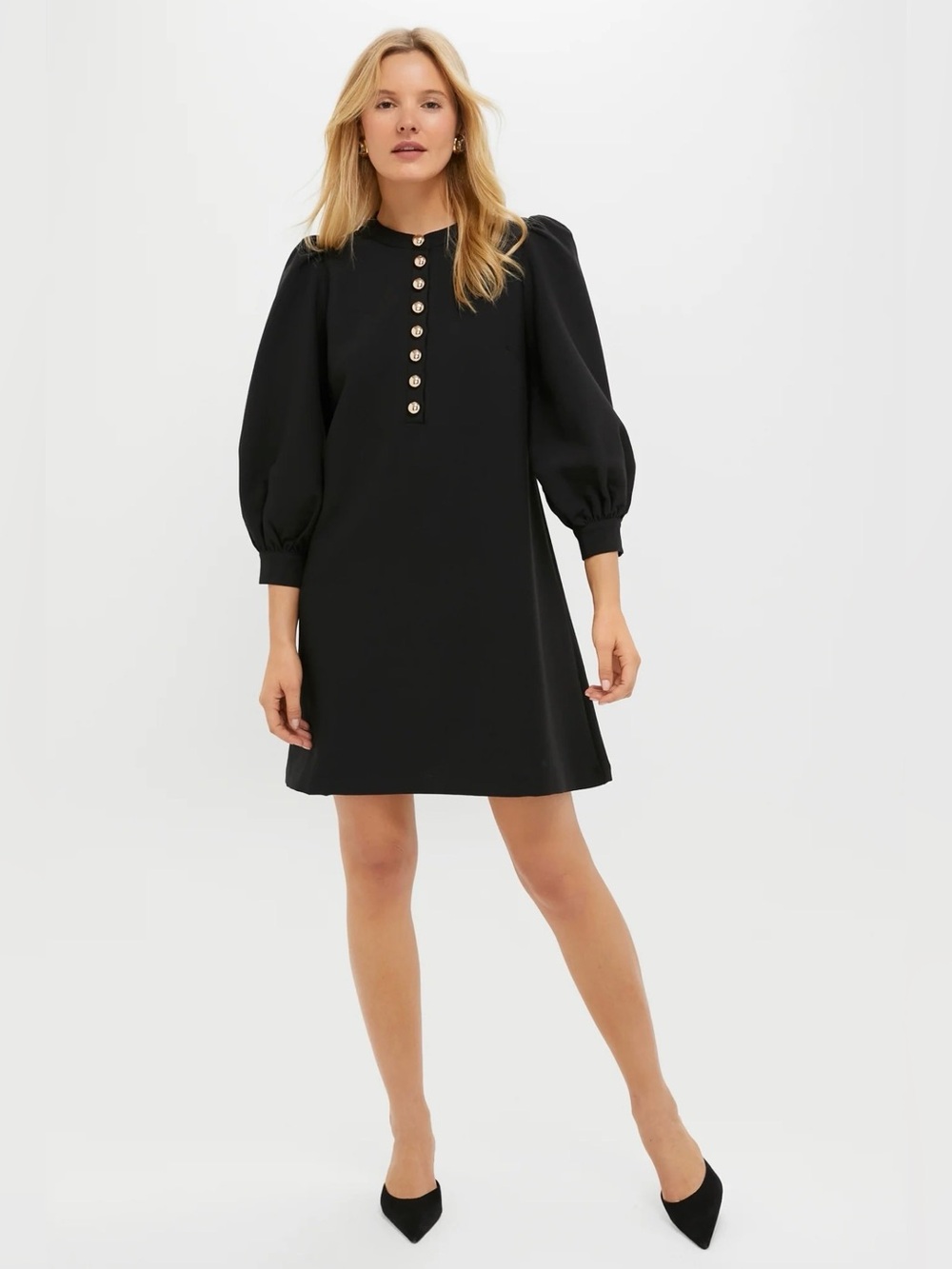 POMANDER PLACE/Tuckernuck Black Crepe Samantha Dress